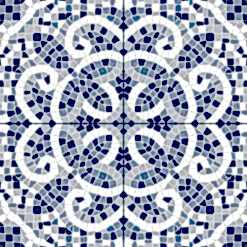 Mosaica Corfu Blue 45x45 Mat 8,5mm